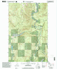 Download a high-resolution, GPS-compatible USGS topo map for Meadow Creek, ID (1999 edition)