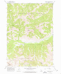 Download a high-resolution, GPS-compatible USGS topo map for Meridian Peak, ID (1978 edition)