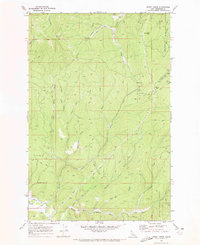 preview thumbnail of historical topo map of Shoshone County, ID in 1969