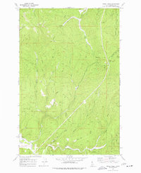 Download a high-resolution, GPS-compatible USGS topo map for Merry Creek, ID (1977 edition)