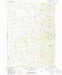 preview thumbnail of historical topo map of Power County, ID in 1971