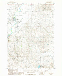 Download a high-resolution, GPS-compatible USGS topo map for Midvale, ID (1986 edition)