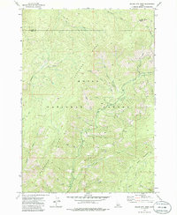 Download a high-resolution, GPS-compatible USGS topo map for Miller Mtn West, ID (1986 edition)