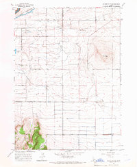 Download a high-resolution, GPS-compatible USGS topo map for Milner Butte, ID (1966 edition)