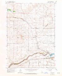 Download a high-resolution, GPS-compatible USGS topo map for Milner, ID (1965 edition)