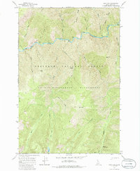 Download a high-resolution, GPS-compatible USGS topo map for Mink Peak, ID (1986 edition)