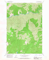 Download a high-resolution, GPS-compatible USGS topo map for Mink Peak, ID (1968 edition)