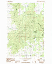 preview thumbnail of historical topo map of Latah County, ID in 1985