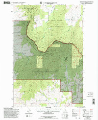 Download a high-resolution, GPS-compatible USGS topo map for Mission Mountain, ID (1997 edition)