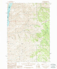 Download a high-resolution, GPS-compatible USGS topo map for Monroe Butte, ID (1987 edition)