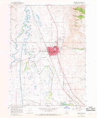Download a high-resolution, GPS-compatible USGS topo map for Montpelier, ID (1968 edition)