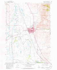 Download a high-resolution, GPS-compatible USGS topo map for Montpelier, ID (1978 edition)