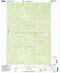 Download a high-resolution, GPS-compatible USGS topo map for Monument, ID (2007 edition)