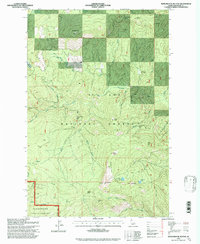 Download a high-resolution, GPS-compatible USGS topo map for Monumental Buttes, ID (1997 edition)