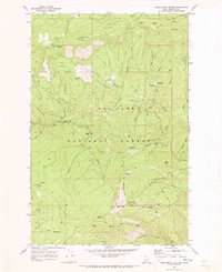 preview thumbnail of historical topo map of Shoshone County, ID in 1969
