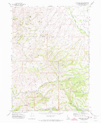 Download a high-resolution, GPS-compatible USGS topo map for Moonlight Mtn, ID (1974 edition)