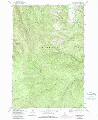 Download a high-resolution, GPS-compatible USGS topo map for Moose Butte, ID (1987 edition)