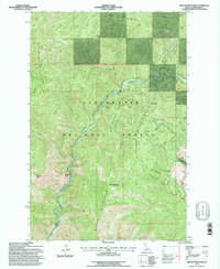 Download a high-resolution, GPS-compatible USGS topo map for Moose Mountain, ID (1997 edition)