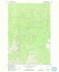 Download a high-resolution, GPS-compatible USGS topo map for Moose Mtn, ID (1992 edition)