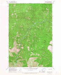 preview thumbnail of historical topo map of Clearwater County, ID in 1965