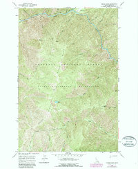 Download a high-resolution, GPS-compatible USGS topo map for Moose Ridge, ID (1987 edition)