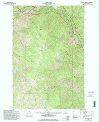 Download a high-resolution, GPS-compatible USGS topo map for Moose Ridge, ID (1999 edition)