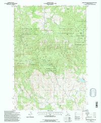 preview thumbnail of historical topo map of Latah County, ID in 1994