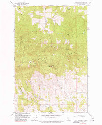 Download a high-resolution, GPS-compatible USGS topo map for Moscow Mtn, ID (1977 edition)
