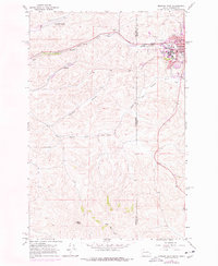 preview thumbnail of historical topo map of Latah County, ID in 1964