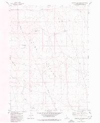 Download a high-resolution, GPS-compatible USGS topo map for Mosquito Lake Butte, ID (1980 edition)