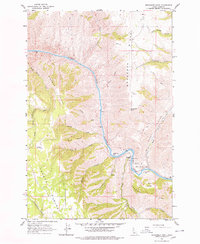 Download a high-resolution, GPS-compatible USGS topo map for Moughmer Point, ID (1977 edition)