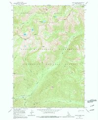Download a high-resolution, GPS-compatible USGS topo map for Mount Paloma, ID (1991 edition)