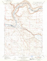 Download a high-resolution, GPS-compatible USGS topo map for Mouth of Bruneau, ID (1967 edition)