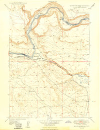 Download a high-resolution, GPS-compatible USGS topo map for Mouth of Bruneau, ID (1949 edition)