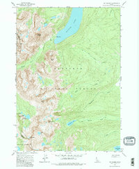 Download a high-resolution, GPS-compatible USGS topo map for Mt Cramer, ID (1982 edition)