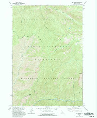 Download a high-resolution, GPS-compatible USGS topo map for Mt George, ID (1994 edition)