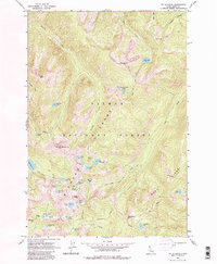 Download a high-resolution, GPS-compatible USGS topo map for Mt Mc Guire, ID (1984 edition)