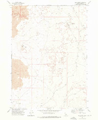 Download a high-resolution, GPS-compatible USGS topo map for Mule Butte, ID (1976 edition)