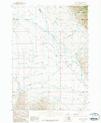 Download a high-resolution, GPS-compatible USGS topo map for Mulkey Bar, ID (1987 edition)