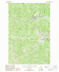 Download a high-resolution, GPS-compatible USGS topo map for Mullan, ID (1988 edition)