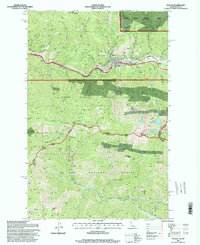 Download a high-resolution, GPS-compatible USGS topo map for Mullan, ID (1998 edition)