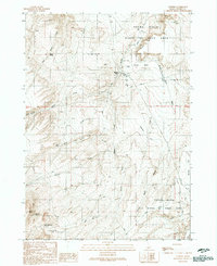 Download a high-resolution, GPS-compatible USGS topo map for Murphy, ID (1991 edition)
