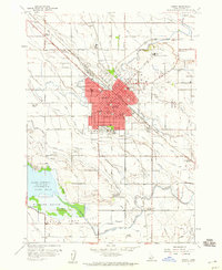 Download a high-resolution, GPS-compatible USGS topo map for Nampa, ID (1960 edition)