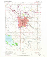 Download a high-resolution, GPS-compatible USGS topo map for Nampa, ID (1973 edition)