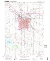Download a high-resolution, GPS-compatible USGS topo map for Nampa, ID (1981 edition)