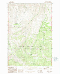 Download a high-resolution, GPS-compatible USGS topo map for Neil Gulch, ID (1987 edition)
