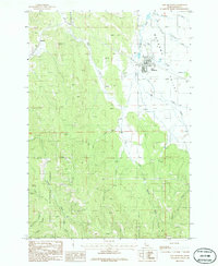 Download a high-resolution, GPS-compatible USGS topo map for New Meadows, ID (1986 edition)