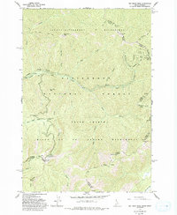 Download a high-resolution, GPS-compatible USGS topo map for Nez Perce Peak, ID (1993 edition)