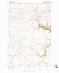 Download a high-resolution, GPS-compatible USGS topo map for Nezperce SW, ID (1971 edition)