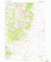 Download a high-resolution, GPS-compatible USGS topo map for Nibbs Creek, ID (1972 edition)